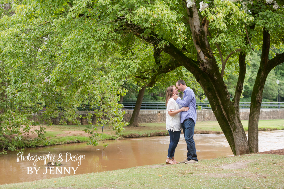 Downtown Greenville SC Engagement Photography