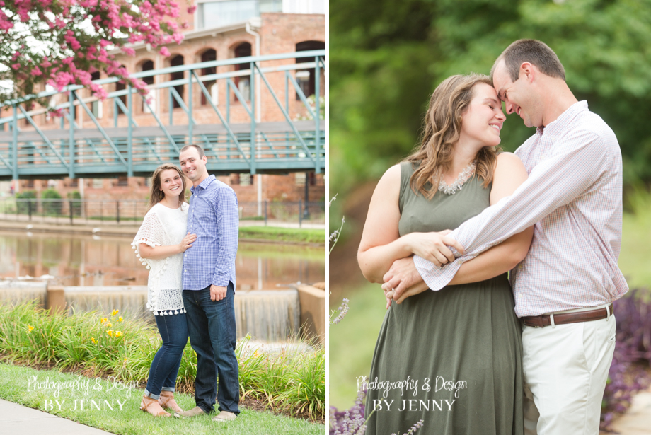 Downtown Greenville SC Engagement Photography