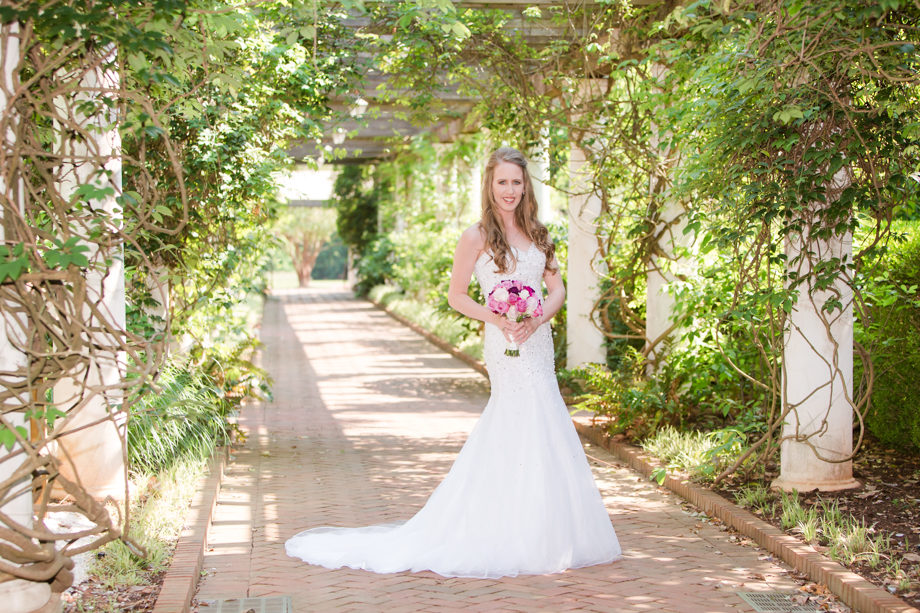 Charlotte NC Wedding Photographer Daniel Stowe Botanical Garden Wedding Bridal portraits  Photography and design by Jenny Williams