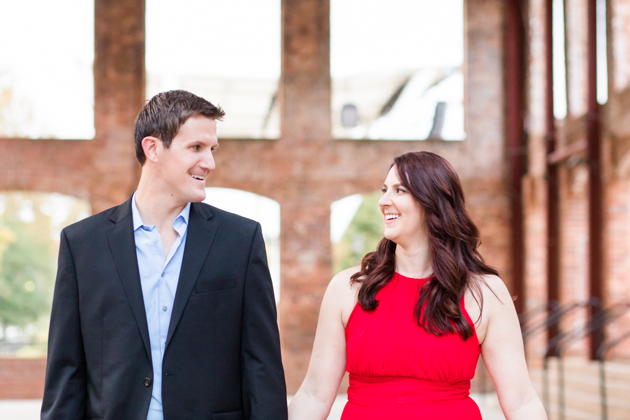 Engagement Photography Downtown Greenville SC