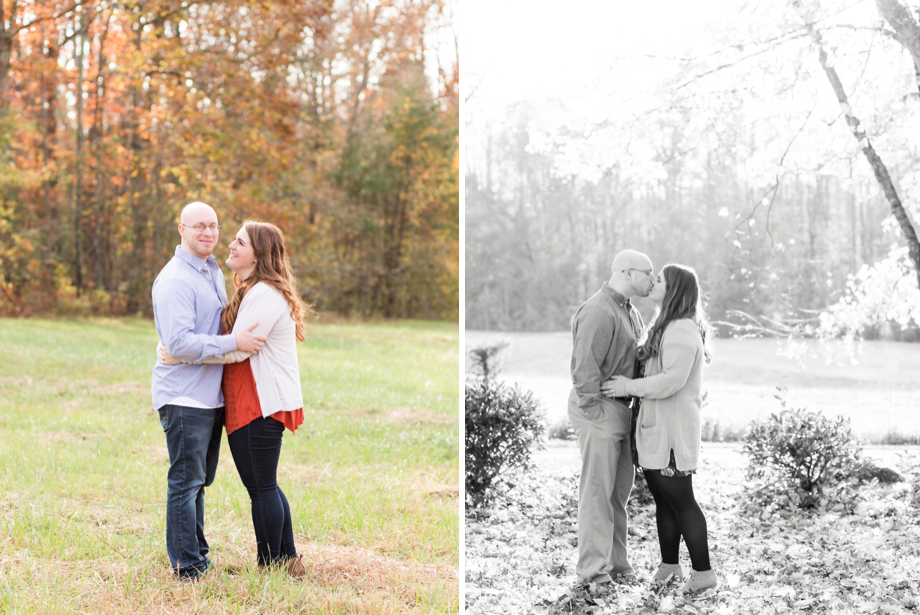 Greer Sc Rustic Fall engagement photography