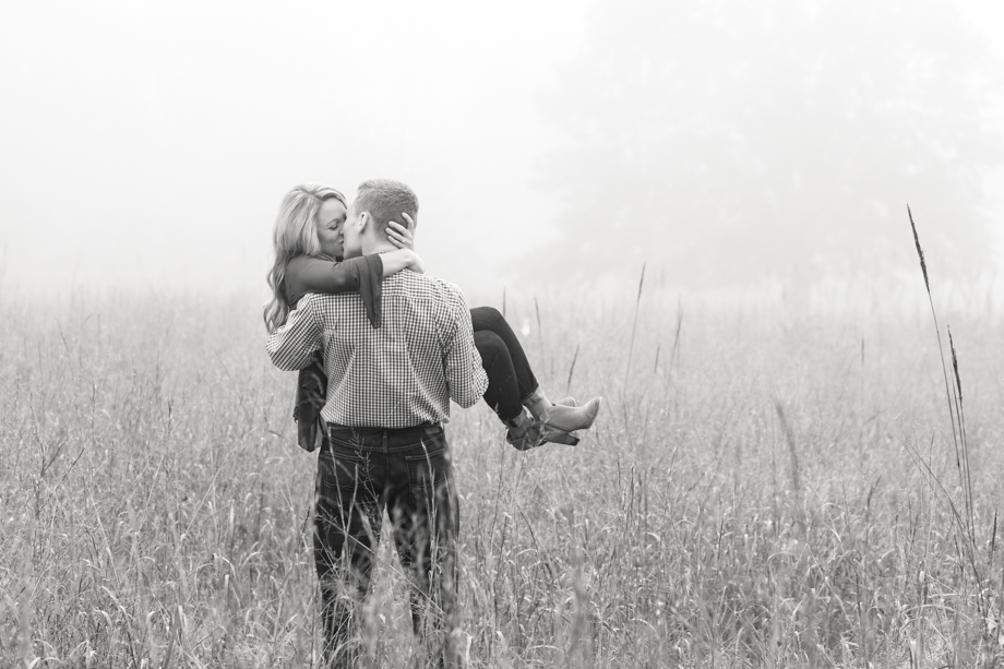 Southern-Engagement-Photography-happy-couple-fog-foggy